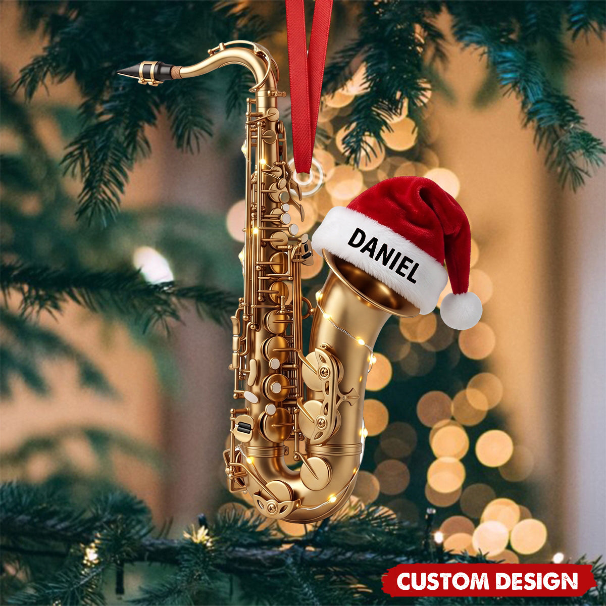 New Release Personalized Saxophone Christmas Ornament - Gift For Musician