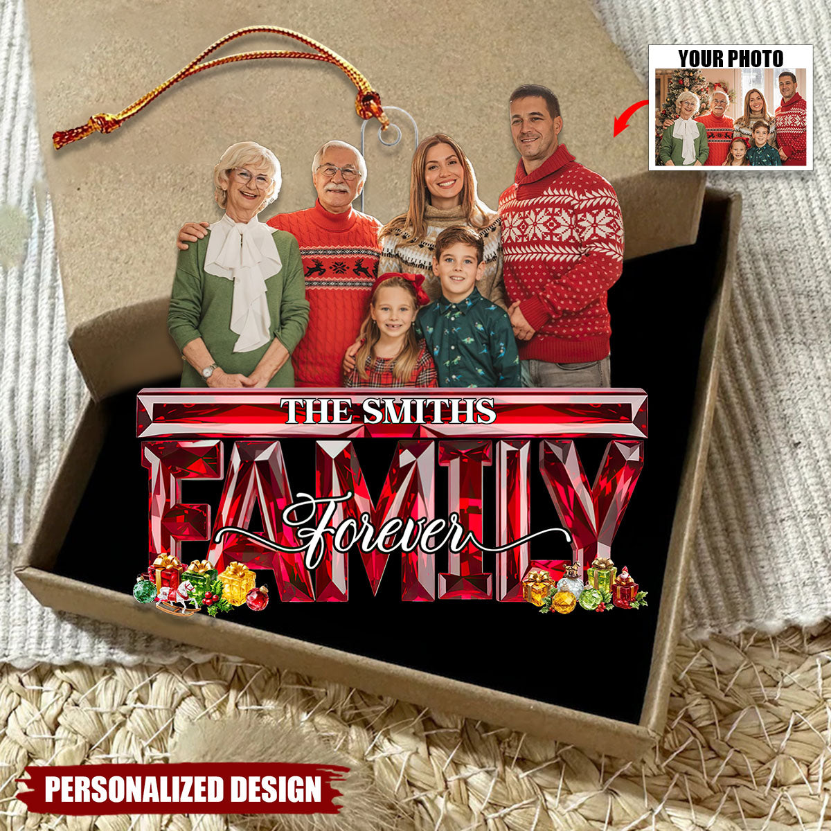 Personalized Photo Family Forever-Gift For Family Member