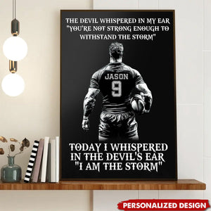 Okbands New Release-Personalized Rugby Poster-Gifts For Rugby Players