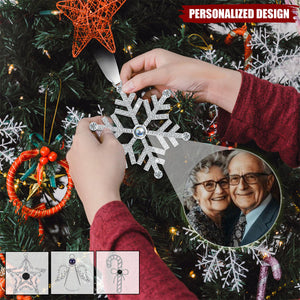 Personalized Pet Photo Projection Ornament for Christmas