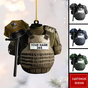 Personalized Police Christmas Ornament Gift For Police Officer - 2024 New Release