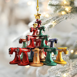 Sewing Machine Christmas Tree Ornament-Gift For Sewing Lover-2024 New Release