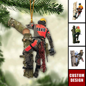 Personalized Arborist Christmas Ornament-New Release