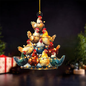 New Release-Chicken Christmas Ornament-Gift for Chicken Lover