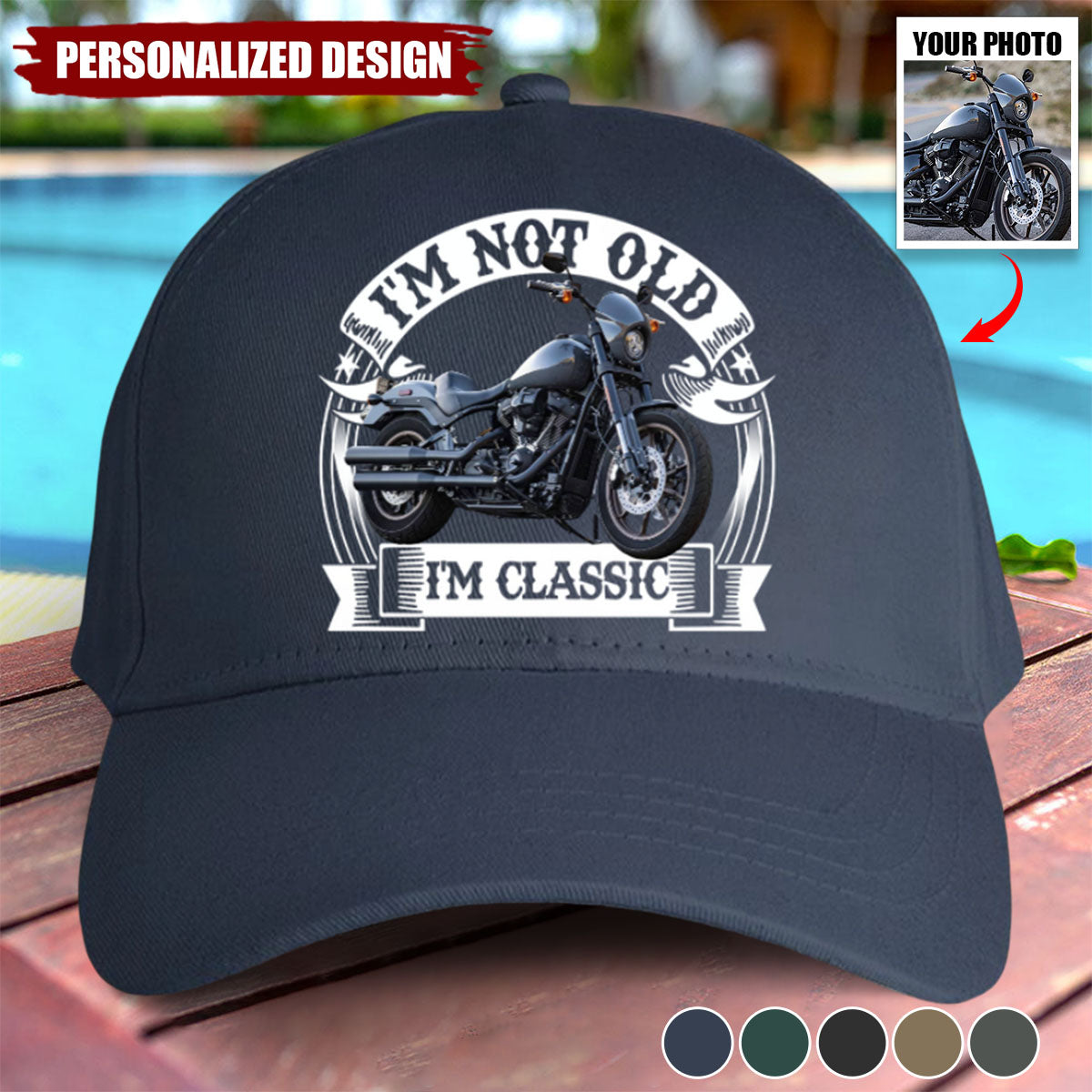 I'm Not Old I'm Classic-Funny Car Graphic Personalized Car's Photo Classic Cap