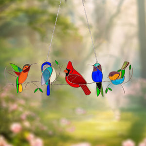 Gift For Bird Lovers-Bird Suncathcer Ornament