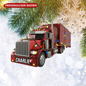Truck Driver - Personalized Trucker Ornament