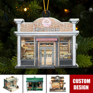 Personalized Bakery Christmas Ornament - Gift For Baking Lovers - New Release