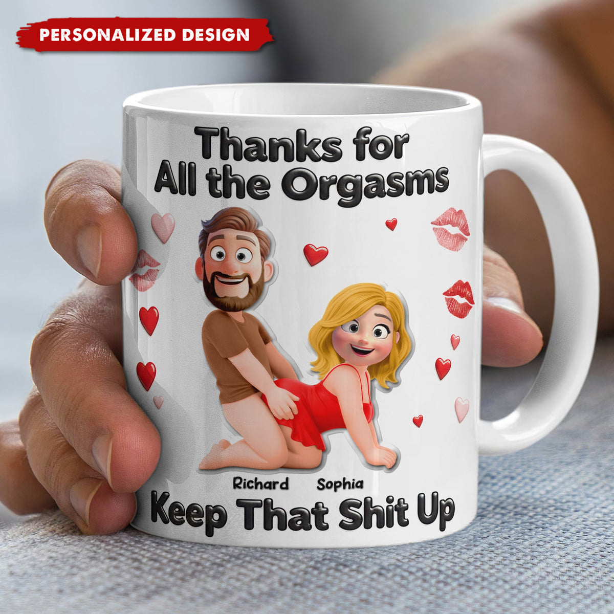 Personalized Naughty Couple Coffee Mug -Gift for Couples