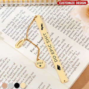 Enjoy The Next Chapter-Personalized Bookmark-Gift for Women Men