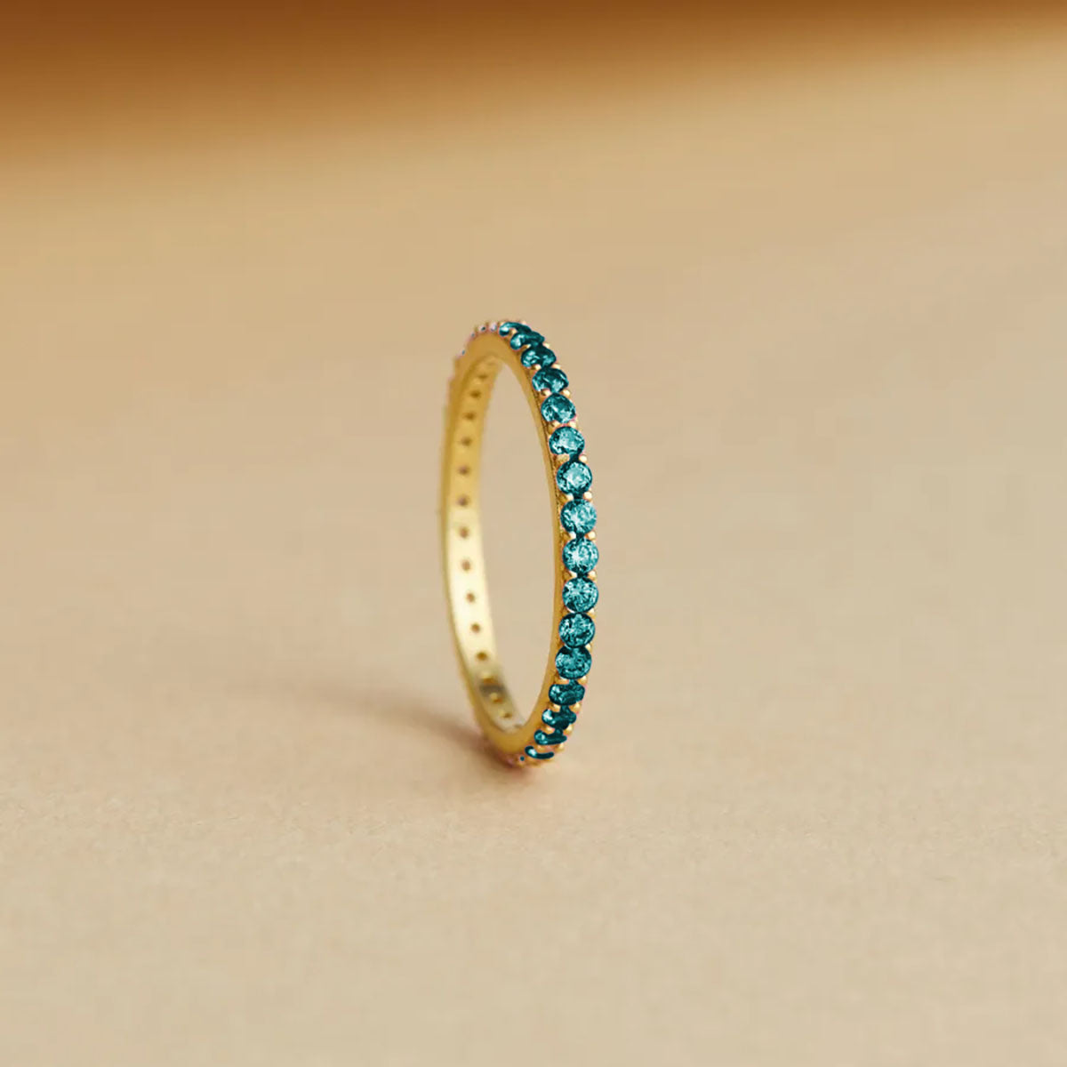 F*ck Cancer Nobody Fights Alone- Teal Diamond Ovarian Cancer Ring