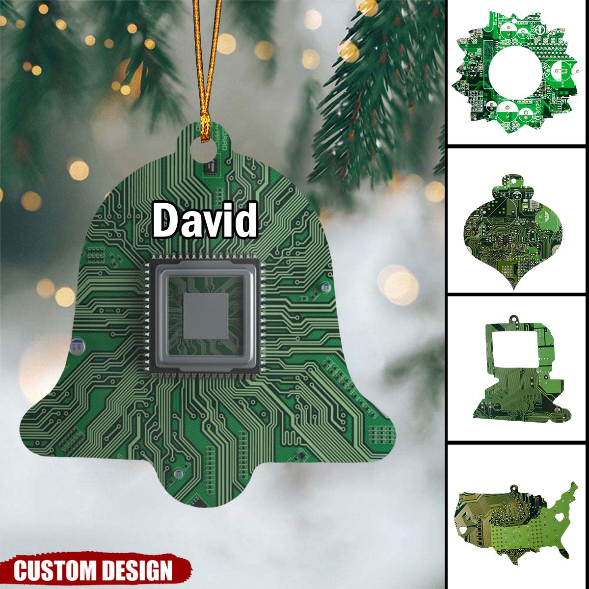 2024 New Release Personalized Circuit Board Ornament