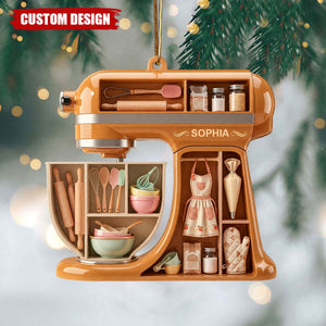 Personalized Kitchen Tools Christmas Ornament, Culinary,Baking Gift