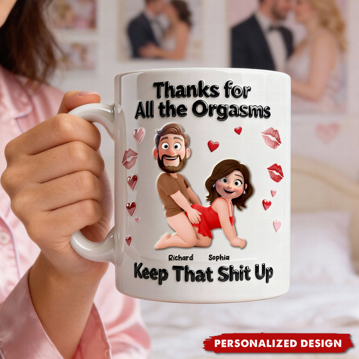 Personalized Naughty Couple Coffee Mug -Gift for Couples