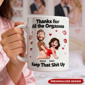Personalized Naughty Couple Coffee Mug -Gift for Couples