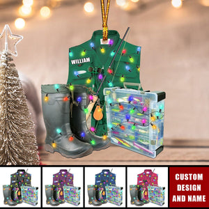 2024 New Release Personalized Fishing Christmas Ornaments-Gift For Fishing Lover