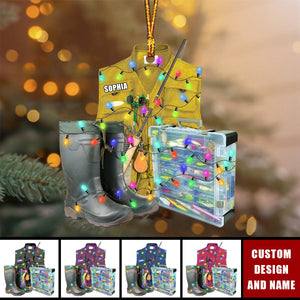 2024 New Release Personalized Fishing Christmas Ornaments-Gift For Fishing Lover