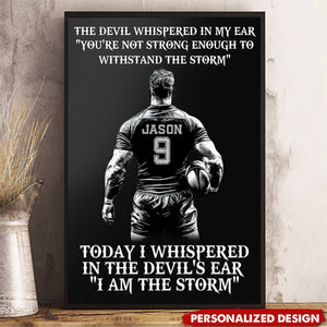 Okbands New Release-Personalized Rugby Poster-Gifts For Rugby Players