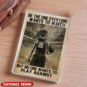 Personalized Basketball Acrylic Plaque-Gift For Basketball Lovers