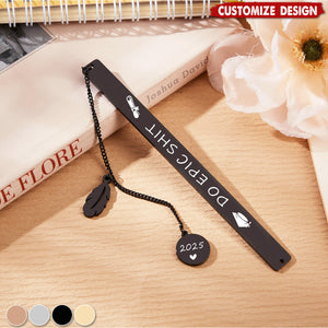 Enjoy The Next Chapter-Personalized Bookmark-Gift for Women Men