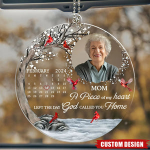 My Heart Changed Forever - Personalized Memorial Car Ornament