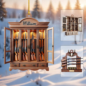 Personalized Gun Shelf Christmas Ornament-2024 New Release