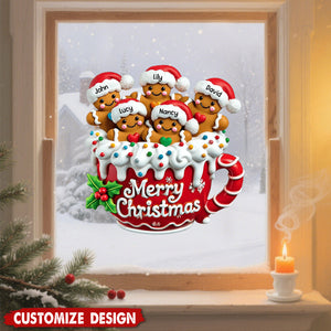 Merry Christmas - Personalized Decal/Sticker, Gift For Family - 2025 New Release