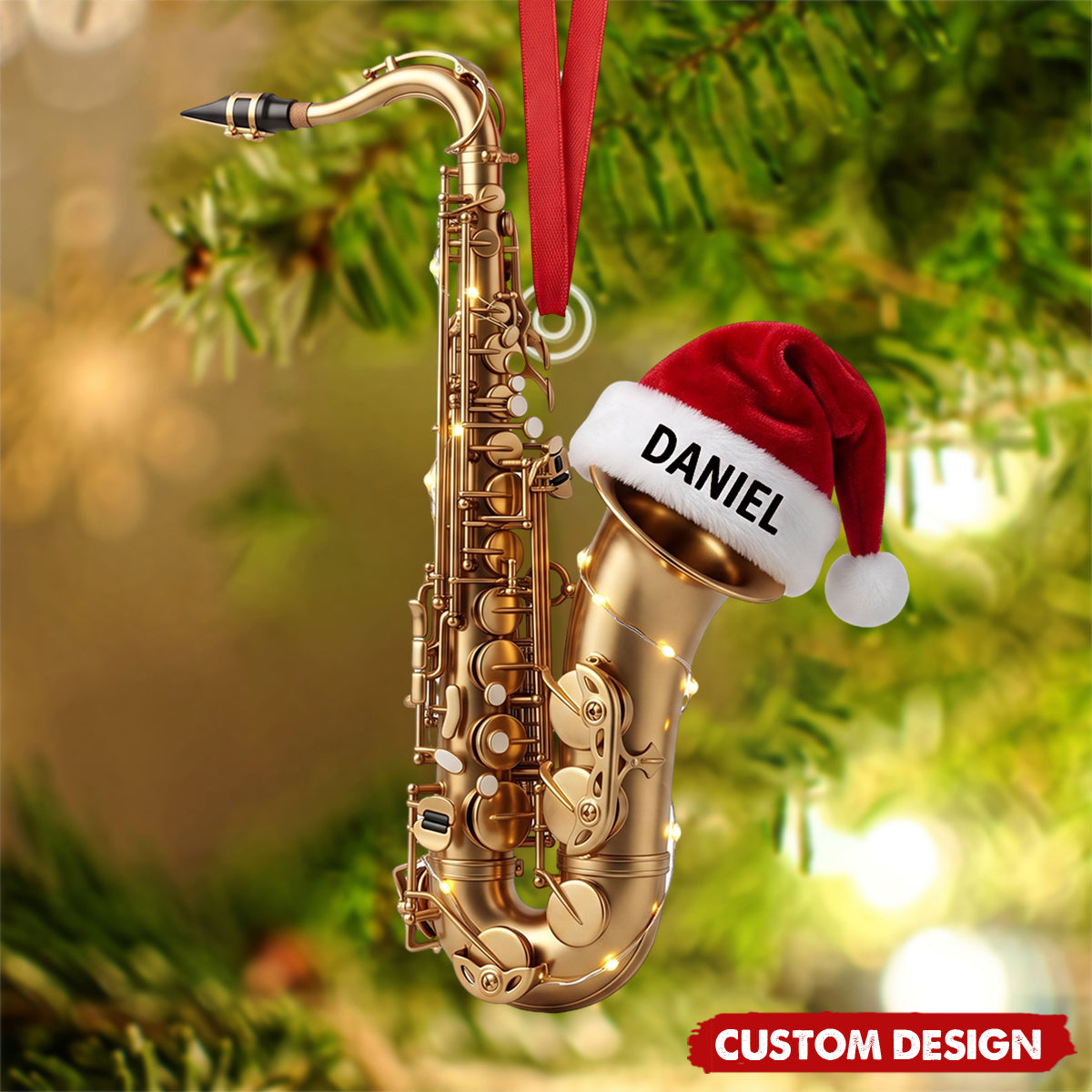New Release Personalized Saxophone Christmas Ornament - Gift For Musician