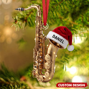 New Release Personalized Saxophone Christmas Ornament - Gift For Musician