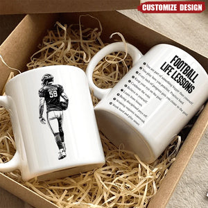 Personalized American Football Mug - Gift For American Football Lover