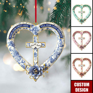 Personalized Couple Christmas Ornament