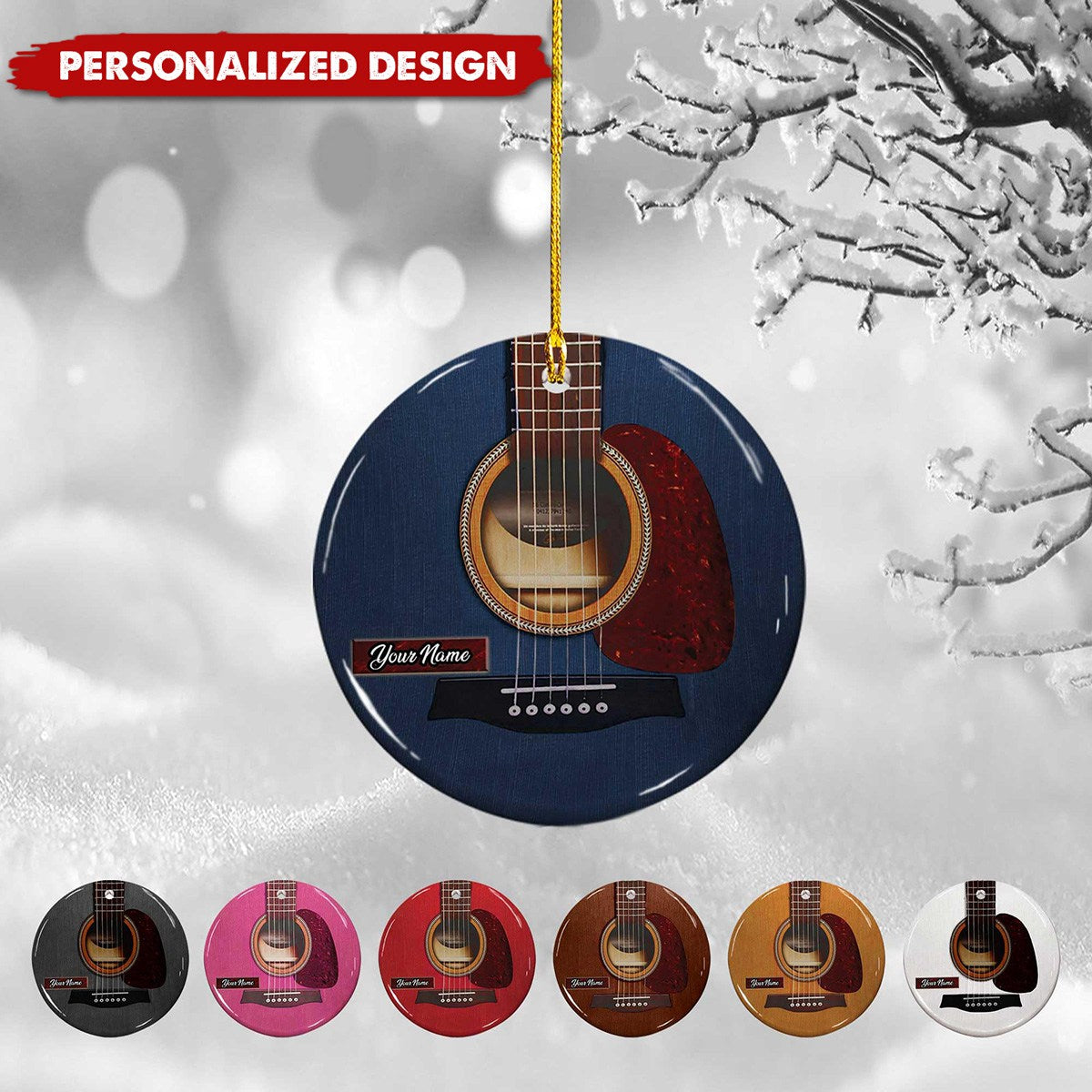 Personalized Guitar Ornaments-Gifts For Guitar Lover-2024 New Release
