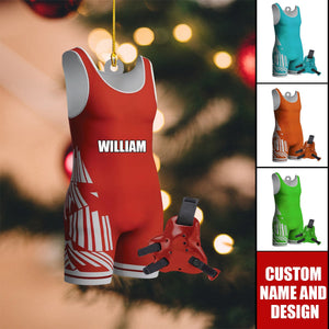 Personalized Wrestling Ornament-Gifts For Wrestling Player-2024 New Release