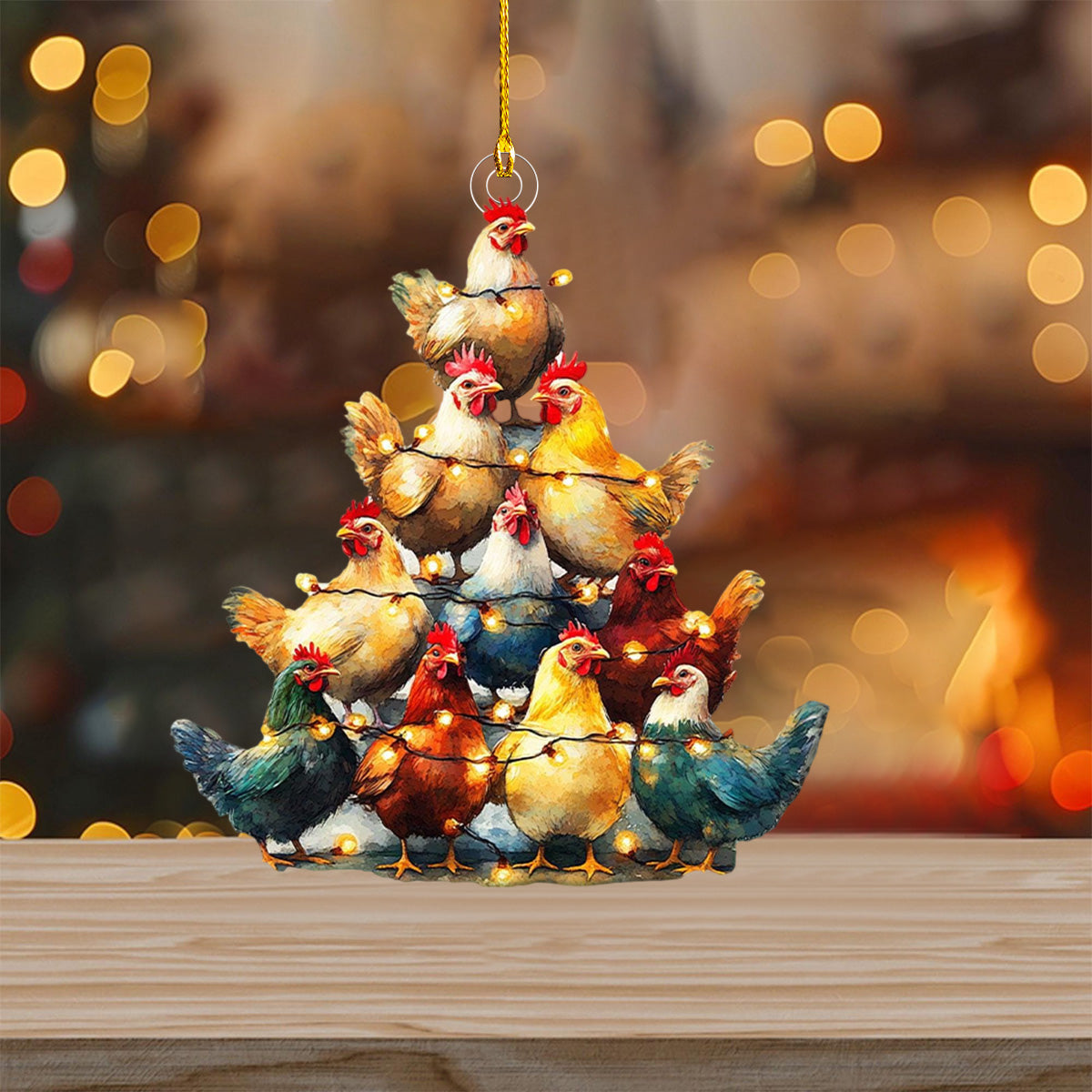 New Release-Chicken Christmas Ornament-Gift for Chicken Lover