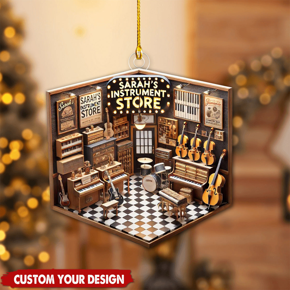 Personalized Instrument Store Christmas Ornament-2024 New Release