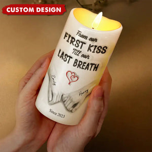 I Met You I Liked You - Personalized Flameless LED Candle