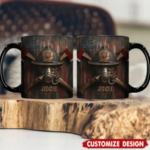 Firefighter's Honor Emblem-Personalized Coffee Mug