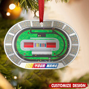Personalized Stadium Christmas Ornament Gift For Racer-2024 New Release