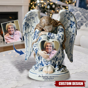 In Loving Memory Angel - Personalized Memorial Acrylic Plaque