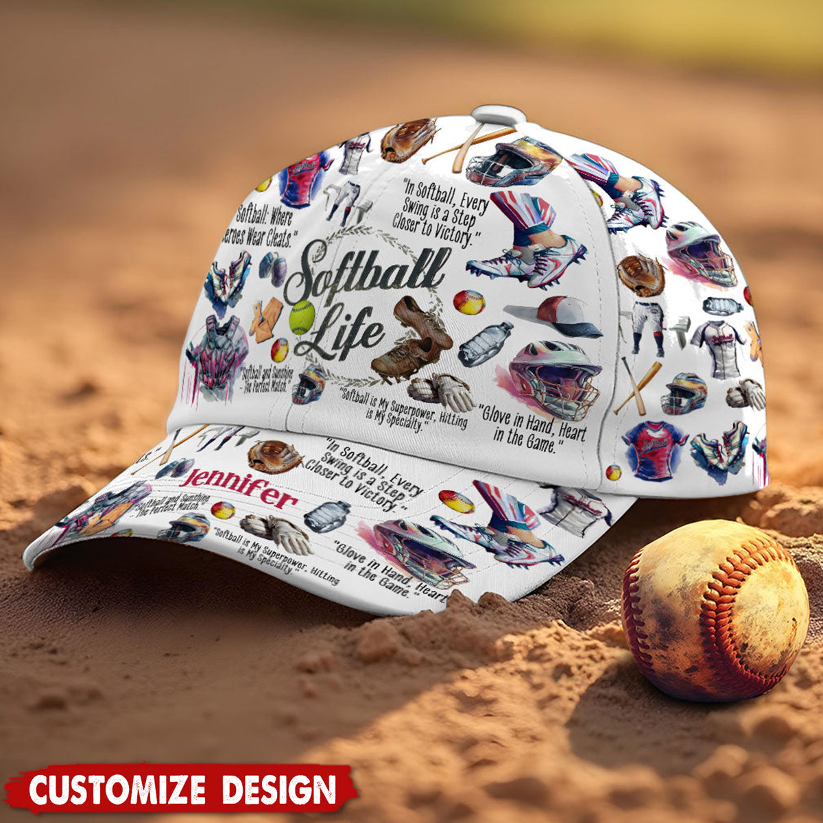 Softball Life - Personalized Softball Classic Cap