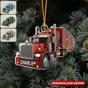 Truck Driver - Personalized Trucker Ornament