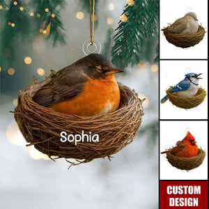 Personalized Christmas Ornament For Bird Lover