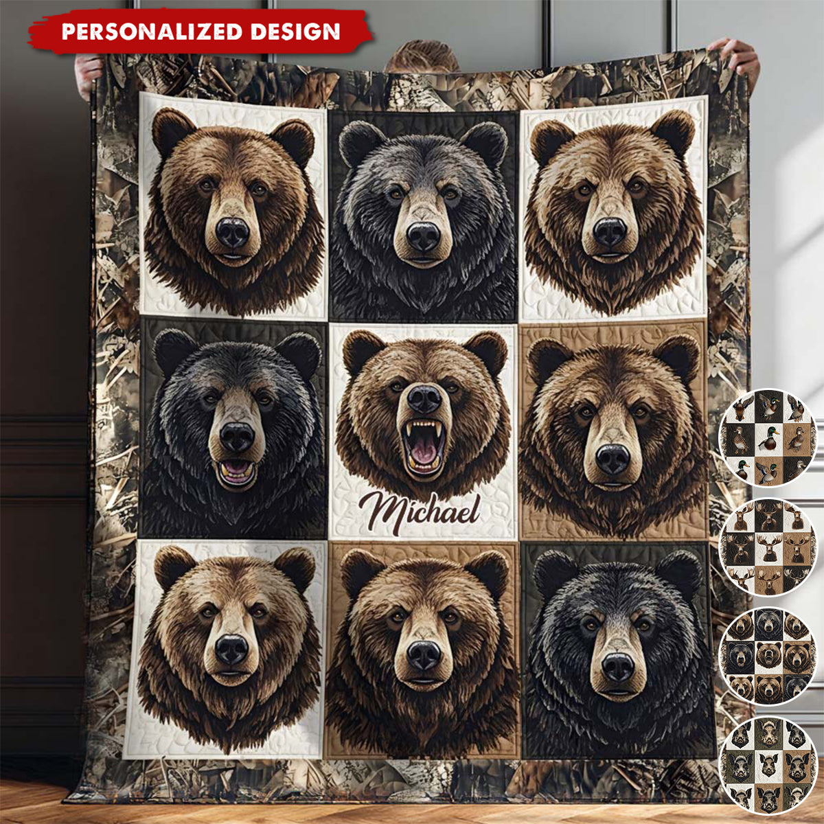 Love Hunting-Personalized Hunting Blanket