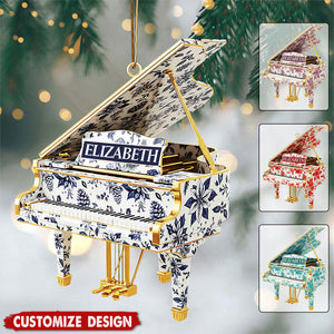 Personalized Piano Christmas Ornament - Gift For Piano Lovers