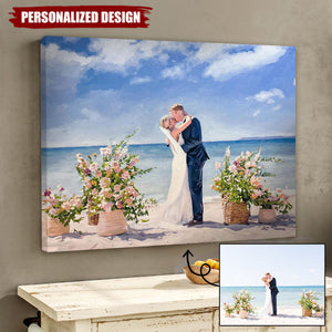 Personalized ORIGINAL Oil Painting From Photo-100% hand-painted-Great Wedding Gift Idea