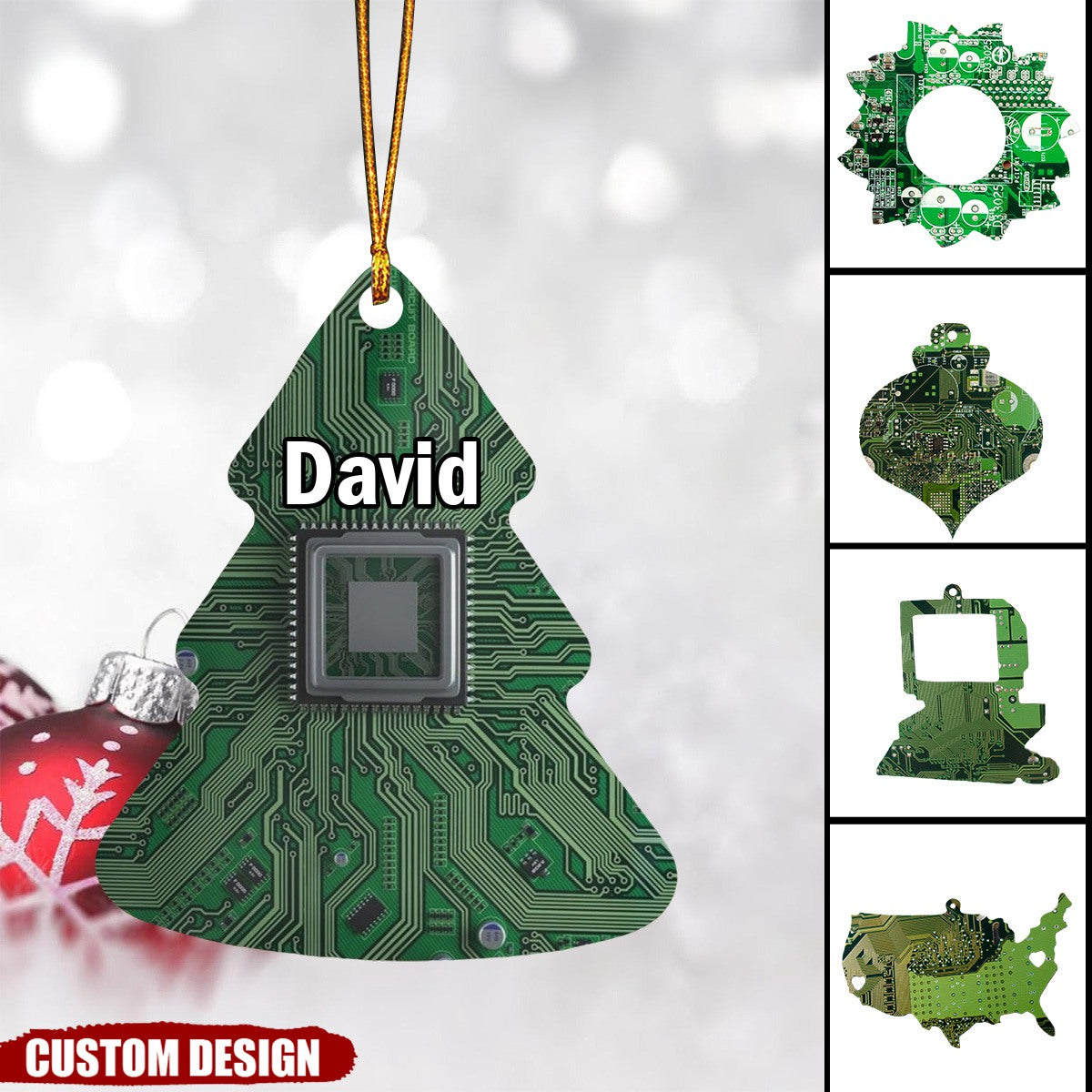 2024 New Release Personalized Circuit Board Ornament