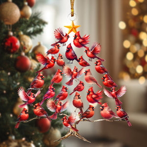 Cardinal Christmas Tree Ornament-Gift For Cardinal Lovers-New Release