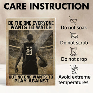 Personalized Basketball Acrylic Plaque-Gift For Basketball Lovers