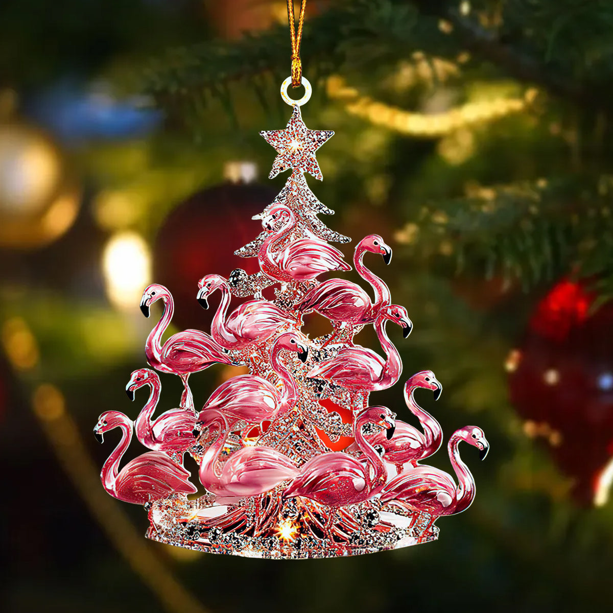 Flamingo Christmas Ornaments-Gift For Flamingo Lovers-2025New Release