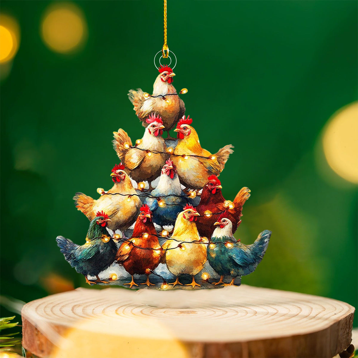 New Release-Chicken Christmas Ornament-Gift for Chicken Lover